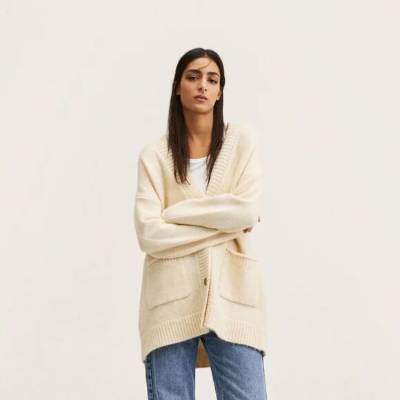 Mango Oversized Cardigan New - Picture 7 of 7